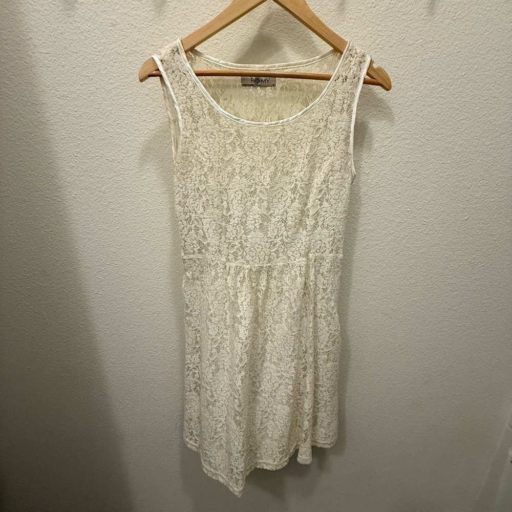 Romy Cream Lace Dress